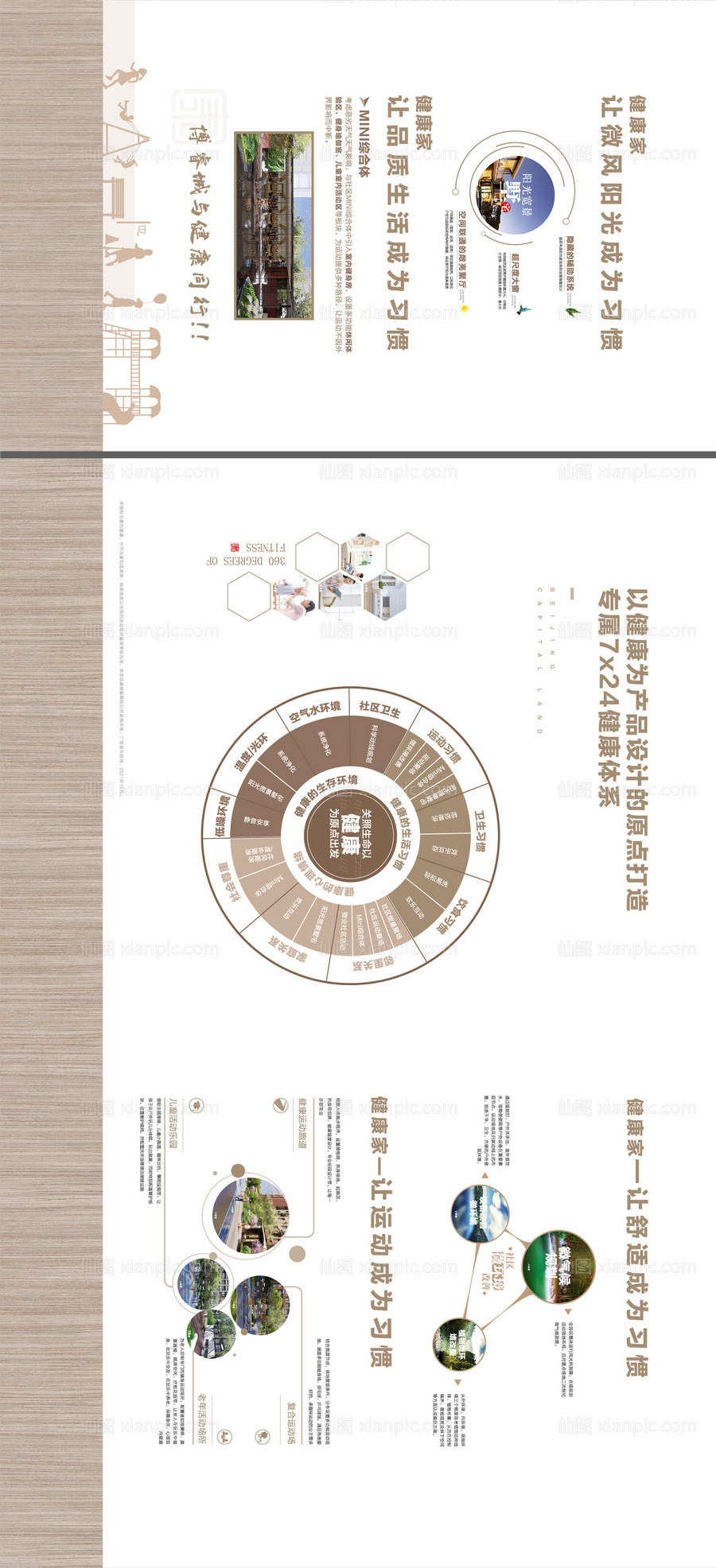 素材乐-健康馆文化墙