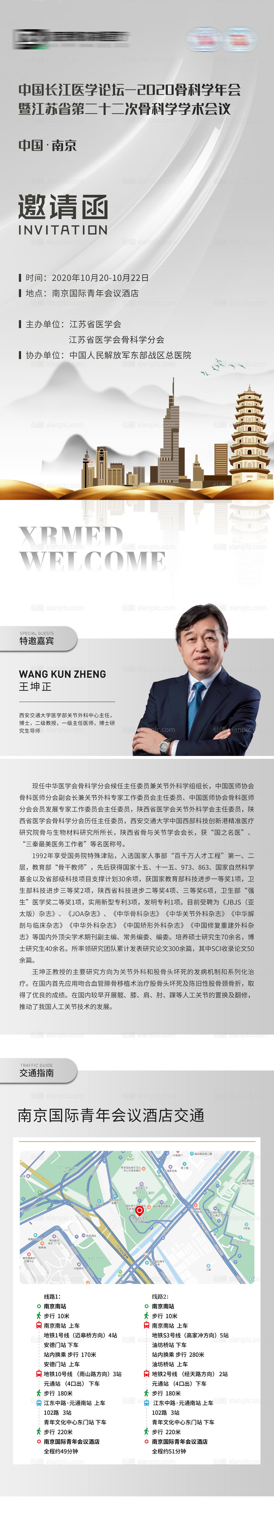 仙图网-骨科医疗学术会议长图专题设计