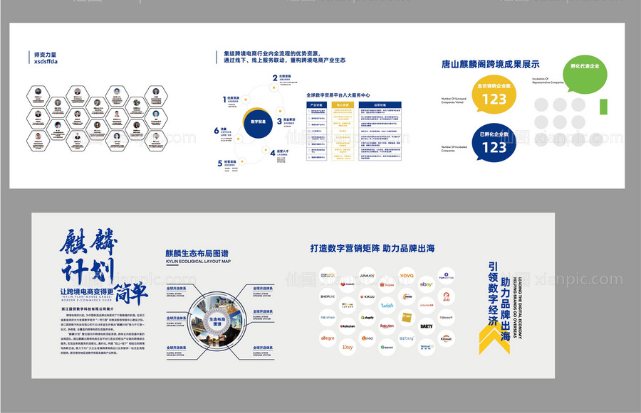 素材乐-企业文化品牌墙简介