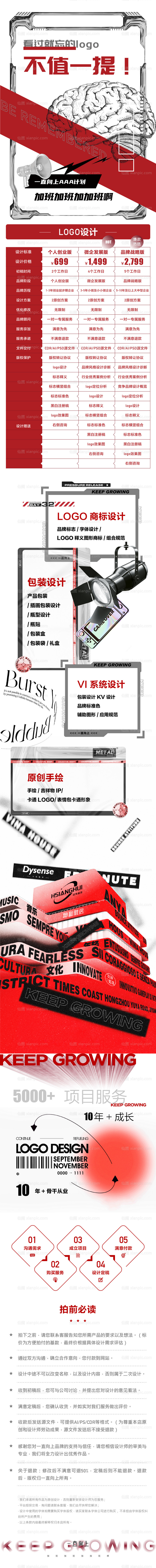 仙图网-logo详情页设计长图