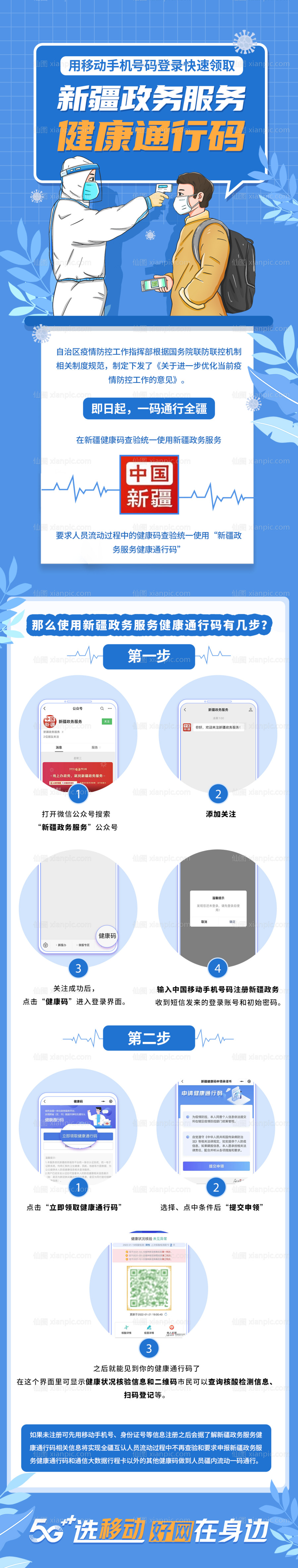 素材乐-公众号使用流程长图