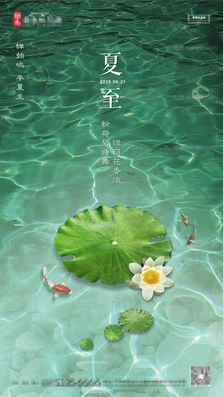 素材乐-夏至海报