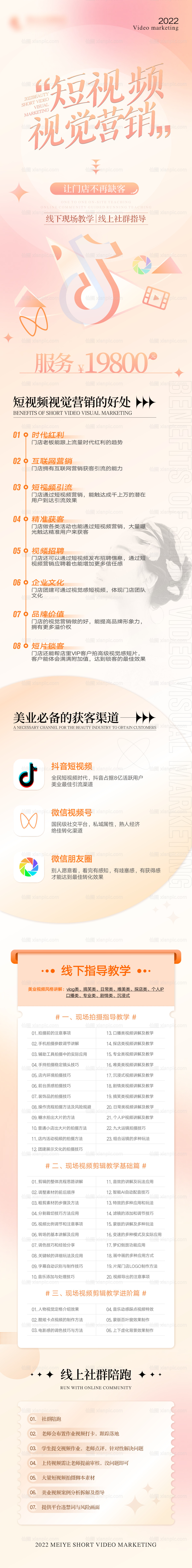 仙图网-抖音短视频视觉营销长图