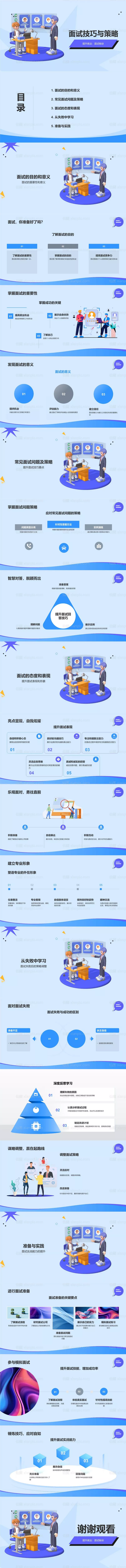 仙图网-面试技巧与策略PPT