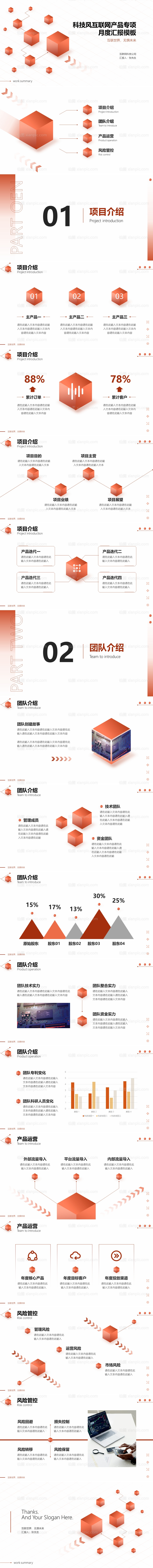 仙图网-科技风互联网产品汇报ppt