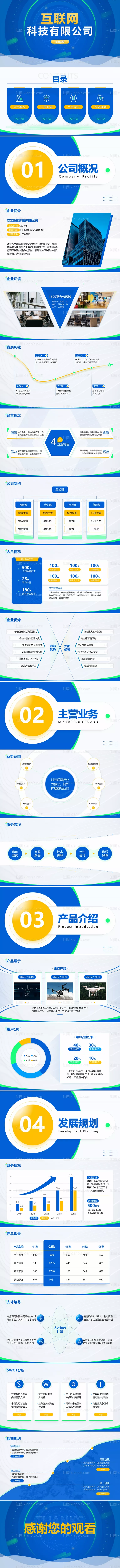 仙图网-互联网公司简介企业介绍PPT