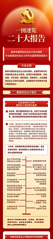 仙图网-喜迎二十大长图