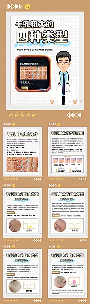 仙图网-毛孔粗大的四种类型小常识干货分享海报