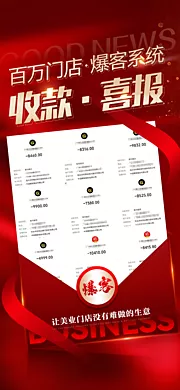 仙图网-喜报热销刷屏红金海报