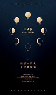 素材乐-中秋佳节创意节日海报 