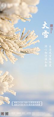 素材乐-大雪地产海报