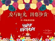 仙图网-业主生日会活动展板