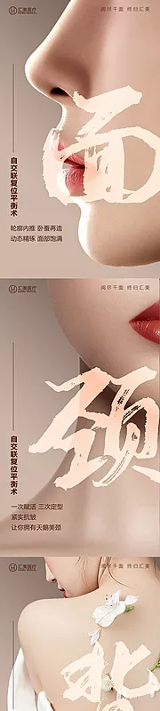 仙图网-精致医美项目系列海报