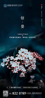 仙图网-惊蛰二十四节气移动端海报