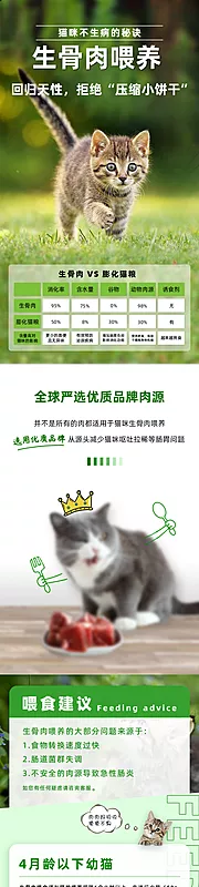 仙图网-猫粮生骨肉电商详情页