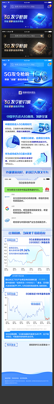仙图网-5G芯片金融H5专题设计