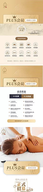 仙图网-PLUS会员宣传海报长图