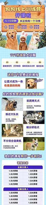 仙图网-宠物课程长图