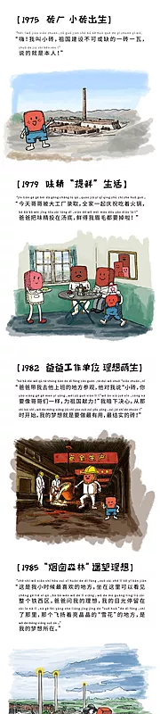 仙图网-插画手绘故事线价值点长图海报