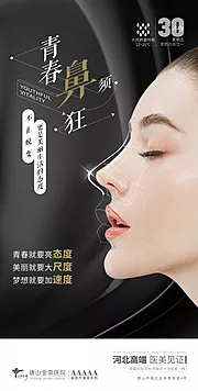 仙图网-医美鼻整形海报