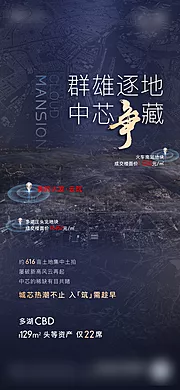 仙图网-地产土拍微信海报