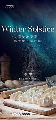 素材乐-冬至海报