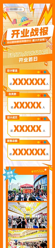 仙图网-商业开业缤纷销售战报