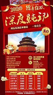 素材乐-北京旅游海报新春版