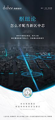 素材乐-地产创意区域价值点海报