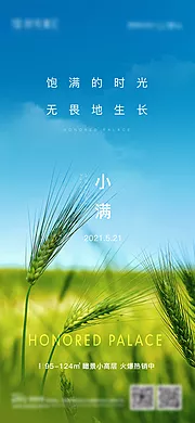 仙图网-小满节气刷屏海报