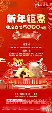 仙图网-新年钜惠虎年海报