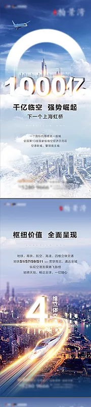 仙图网-房地产交通价值海报 