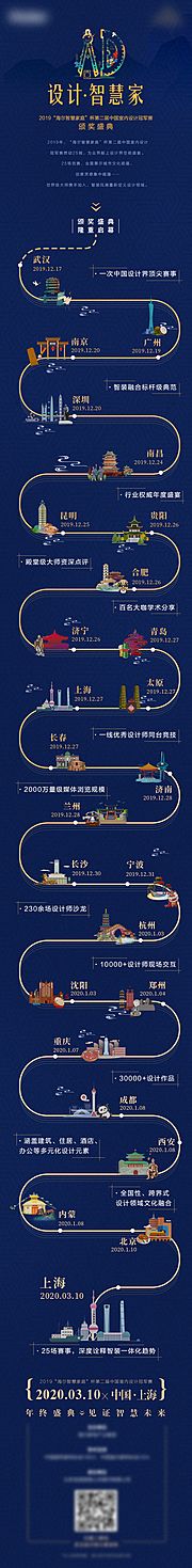 素材乐-25城赛区顶级设计师颁奖盛典海报长图