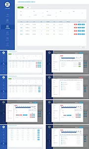 仙图网-企业配套后台系统UI界面设计