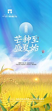 素材乐-芒种节气海报