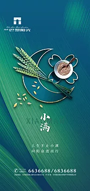 仙图网-创意小满节气海报