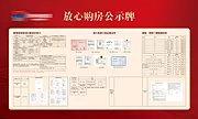 仙图网-地产购房放心公示牌背景板