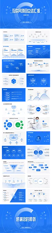 仙图网-互联网项目总结汇报PPT