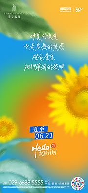 素材乐-夏至节气海报