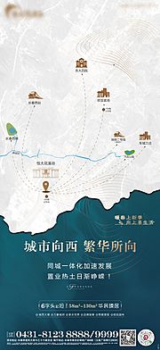 素材乐-地产区位地点位置单图