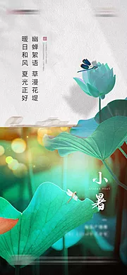 仙图网-小暑节气海报