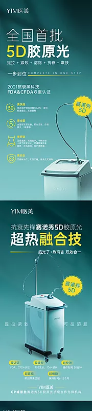 仙图网-医美仪器5D赛诺秀胶原光仪器海报