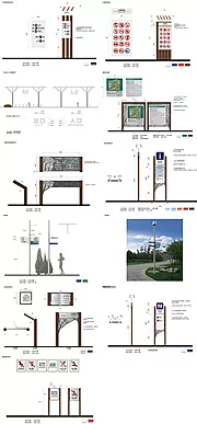 仙图网-景区导视标牌设计