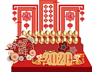 仙图网-新年美陈