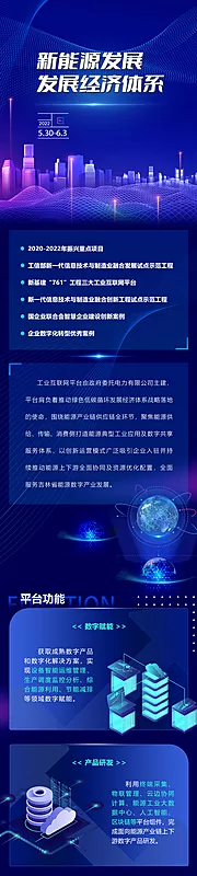 仙图网-新能源科技发展长图