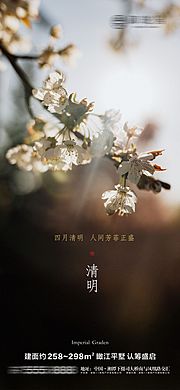 素材乐-地产清明节气海报