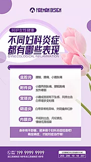 仙图网-妇科炎症科普海报