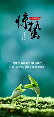 仙图网-惊蛰春雨海报