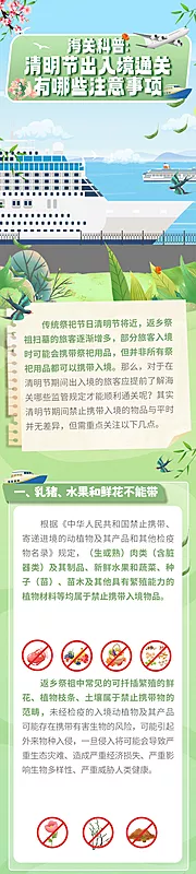 仙图网-海关清明节推文