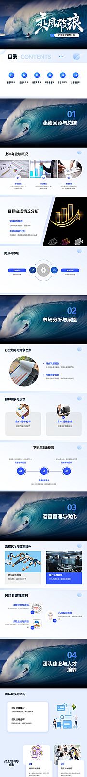 仙图网-企业年中总结汇报PPT